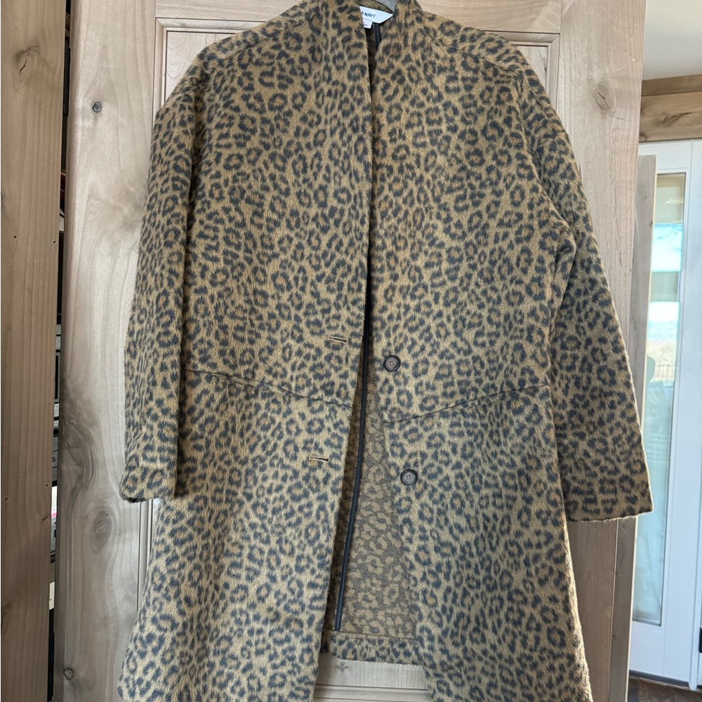 SOLD: Leopard Print Coat